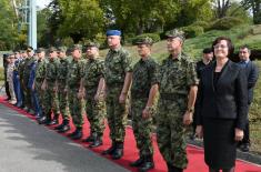 Awarding decorations to members of the contingent engaged in the UN mission in Cyprus