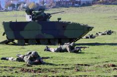 Obuka na modernizovanim borbenim vozilima pešadije