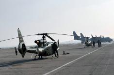 Зимски циклус летачке обуке на вишенаменским хеликоптерима