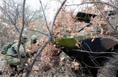 Тактичка обука у Оклопно-извиђачком батаљону