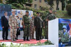 Awarding decorations to members of the contingent engaged in the UN mission in Cyprus