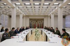 Meeting of Minister Vulin and Minister of Defence of Belarus General Khrenin