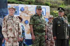 Awarding decorations to members of the contingent engaged in the UN mission in Cyprus