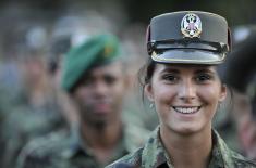 Dress rehearsal for Serbian Armed Forces youngest officers