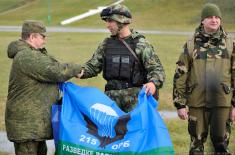 Exercising neutralizing a terrorist group at Orešac