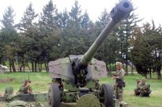 Obuka vojnika na služenju vojnog roka u Mešovitoj artiljerijskoj brigadi 