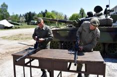 Tank units undergo regular training