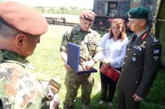 Visit from Commander of Hellenic Special Warfare Command