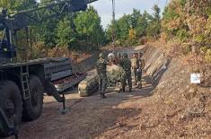 250th Missile Brigade trains using “Kub” missile systems