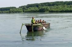 Soldiers serving in Engineer Corps undergo river training