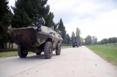 Training in NORA-B52 Self-Propelled Gun-Howitzer Battalion