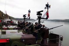 SAF units carry out training activities on the river