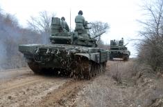 Redovna obuka tenkovskih jedinica Vojske Srbije