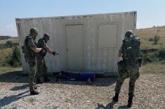 Обука јединице војне полиције за учешће у мировним операцијама
