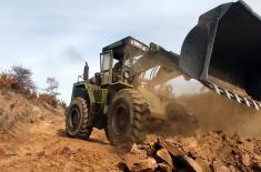 Engineer training and road works
