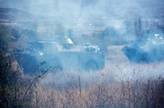 Tactical training in Armoured Reconnaissance Battalion