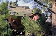 Training on Armoured Fighting Vehicles “Lazar 3”