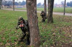 Обука војника за дужности извиђача и војних полицајаца