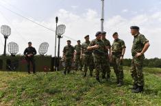 Visit to 2nd Missile Battalion of 250th Air Defence Missile Brigade