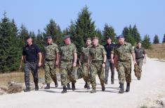 Обилазак јединице 126. бригаде ВОЈИН