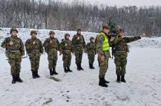 Провера индивидуалне обучености најмлађих војника