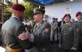 Wedding before the line of the 63rd Parachute Battalion