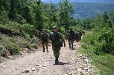 Oбилазак снага Војске Србије у Копненој зони безбедности