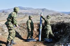 Tank, infantry units conduct live fire drills