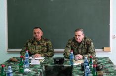 Visit to SAF units in Požega