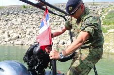 Обука ронилаца Речне флотиле на Завојском језеру