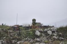 Тактичке вежбе и гађања Оклопно-извиђачког батаљона