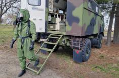 Collective training in CBRN unit