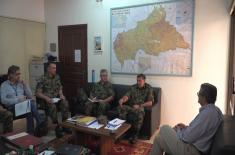 Chief of General Staff completed the visit to our peacekeepers in the Central African Republic