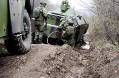 Тактичка обука у Оклопно-извиђачком батаљону