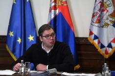 Sastanak predsednika i vrhovnog komandanta Vučića sa predstavnicima odbrambene industrije Srbije