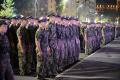 Dress rehearsal for ceremony of promotion of new Serbian Armed Forces officers