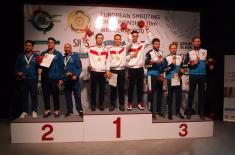 Gold and bronze medals for the shooters of the Serbian Armed Forces at the European Championship