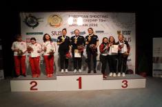 Gold and bronze medals for the shooters of the Serbian Armed Forces at the European Championship