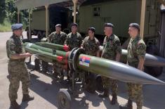 250th Missile Brigade trains using “Kub” missile systems