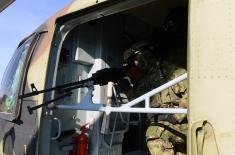 Drills in special air operations and anti-tank combat