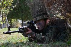 Armoured and infantry units’ training