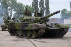Обилазак тенковског батаљона у Сремској Митровици