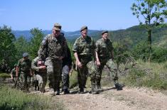 Oбилазак снага Војске Србије у Копненој зони безбедности