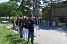 Scouts from Pančevo visit Military Academy