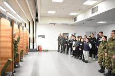 High school students from Šabac visit Military Academy