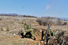 Tank, infantry units conduct live fire drills