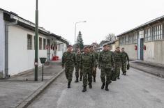 Visit to SAF units in Požega