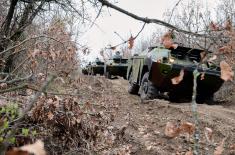 Тактичка обука у Оклопно-извиђачком батаљону