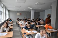 Military Grammar School and Vocational Military High School entrance exams completed
