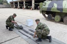 Specialist training for soldiers serving in armoured units